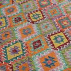 Chobi Kilim szőnyeg 202x293 kézi szövésű gyapjú kelim