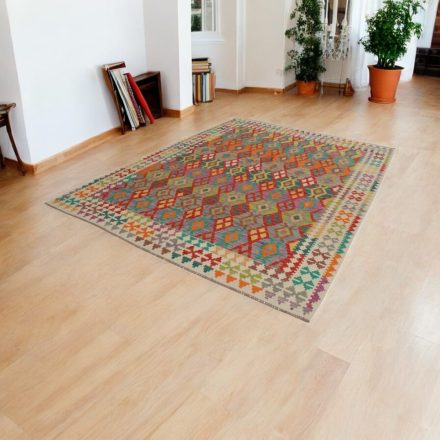 Kilim szőnyeg Chobi 210x294 afgán kézi szövésű kelim