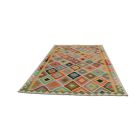 Etnikai Kilim szőnyeg Chobi 195x303 kézi szövésű szőttes szőnyeg