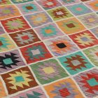 Etnikai Kilim szőnyeg Chobi 195x303 kézi szövésű szőttes szőnyeg