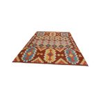 Gyapjú Kilim szőnyeg Chobi 202x298 kézi szövésű afgán Kilim