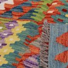 Gyapjú Kilim szőnyeg Chobi 204x294 kézi szövésű afgán Kilim