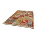 Kézi szövésű szőttes 193x300 Maimana Kilim szőnyeg
