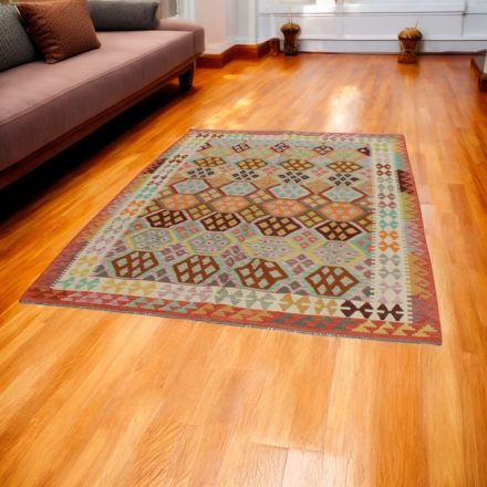 Etnikai Kilim szőnyeg Chobi 199x300 kézi szövésű szőttes szőnyeg