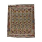 Gyapjú Kilim szőnyeg Chobi 250x296 kézi szövésű afgán Kilim