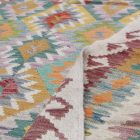 Gyapjú Kilim szőnyeg Chobi 250x296 kézi szövésű afgán Kilim