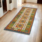 Kézi szövésű Kilim futószőnyeg Chobi 80x244 afgán gyapjú Kilim szőnyeg