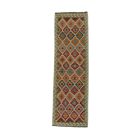 Chobi Kilim futószőnyeg 89x293 kézi szövésű gyapjú kelim