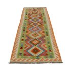 Maimana Kilim futószőnyeg 84x302 afgán kézi szövésű Kilim