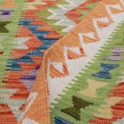 Maimana Kilim futószőnyeg 84x302 afgán kézi szövésű Kilim