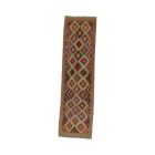 Afgán Kilim futószőnyeg 84x302 kézzel szövött Kilim szőnyeg