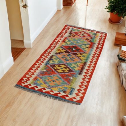 Kézi szövésű Kilim futószőnyeg 64x190 Maimana Kilim szőnyeg