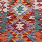 Etnikai Kilim futószőnyeg Chobi 85x194 kézi szövésű szőttes szőnyeg