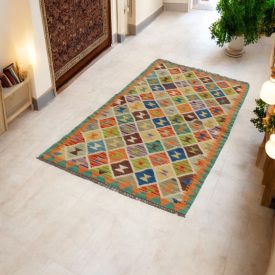   Kilim futószőnyeg Chobi 82x188 afgán kézi szövésű kelim
