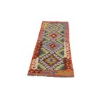 Etnikai Kilim futószőnyeg Chobi 64x198 kézi szövésű szőttes szőnyeg