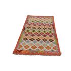 Afgán Kilim futószőnyeg Chobi 87x199 kézzel szövött Kilim szőnyeg