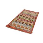 Afgán Kilim futószőnyeg Chobi 87x199 kézzel szövött Kilim szőnyeg