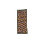 Afgán Kilim futószőnyeg Chobi 80x192 etnikai kézi szövésű Kilim
