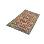 Afgán Kilim futószőnyeg Chobi 80x192 etnikai kézi szövésű Kilim