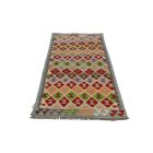 Afgán Kilim futószőnyeg Chobi 86x200 etnikai kézi szövésű Kilim