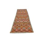 Maimana Kilim futószőnyeg 88x295 afgán kézi szövésű Kilim