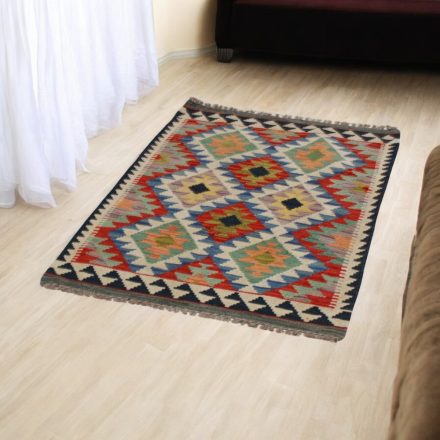 Chobi Kilim szőnyeg 83x123 kézi szövésű gyapjú kelim