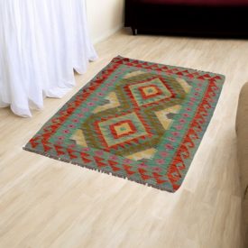 Chobi Kilim szőnyeg 85x129 kézi szövésű gyapjú kelim