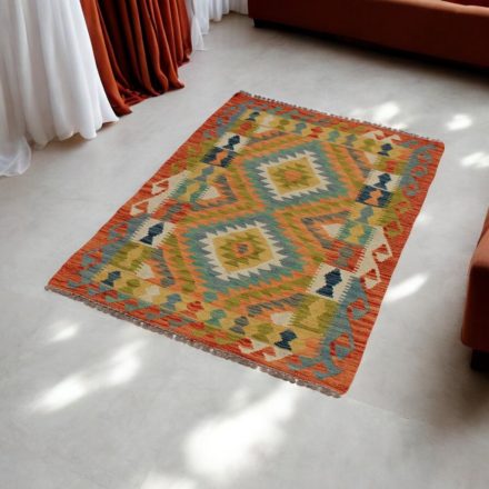 Maimana Kilim szőnyeg 84x132 afgán kézi szövésű Kilim