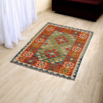 Kézi szövésű Kilim Chobi 77x112 afgán gyapjú Kilim szőnyeg