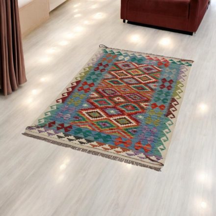 Etnikai Kilim szőnyeg Chobi 94x144 kézi szövésű szőttes szőnyeg