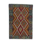 Afgán Kilim szőnyeg Chobi 86x126 etnikai kézi szövésű Kilim