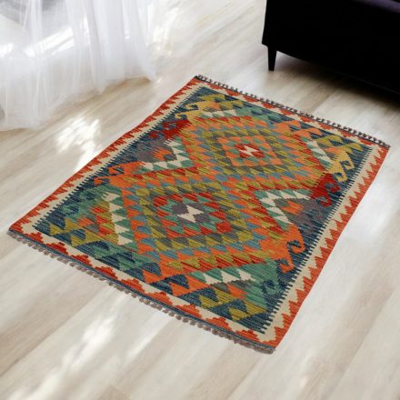 Maimana Kilim szőnyeg 84x124 afgán kézi szövésű Kilim