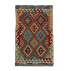 Afgán Kilim szőnyeg Chobi 80x124 etnikai kézi szövésű Kilim