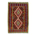 Afgán Kilim szőnyeg Chobi 75x110 etnikai kézi szövésű Kilim