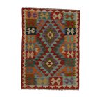 Gyapjú Kilim szőnyeg Chobi 85x117 kézi szövésű afgán Kilim
