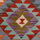 Gyapjú Kilim szőnyeg Chobi 85x117 kézi szövésű afgán Kilim