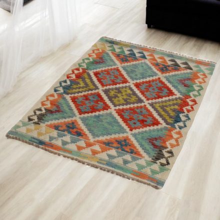 Maimana Kilim szőnyeg 80x125 afgán kézi szövésű Kilim