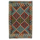 Maimana Kilim szőnyeg 80x125 afgán kézi szövésű Kilim