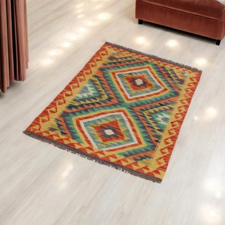 Kézi szövésű Kilim Chobi 75x119 afgán gyapjú Kilim szőnyeg