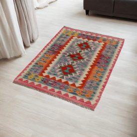   Etnikai Kilim szőnyeg Chobi 80x121 kézi szövésű szőttes szőnyeg