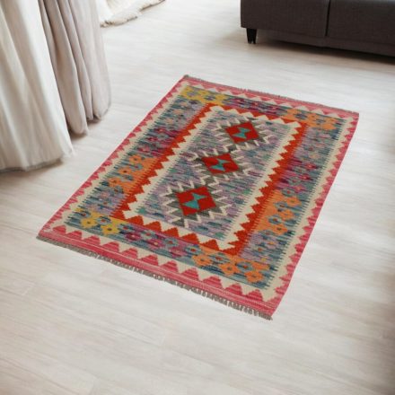 Etnikai Kilim szőnyeg Chobi 80x121 kézi szövésű szőttes szőnyeg