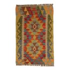 Autentikus Kilim szőnyeg 61x96 kézi szövésű etnikai Kilim