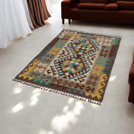 Maimana Kilim szőnyeg 101x155 afgán kézi szövésű Kilim