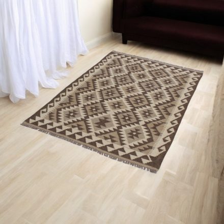 Gyapjú Kilim szőnyeg Chobi 102x155 kézi szövésű afgán Kilim