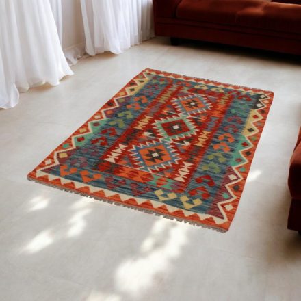 Etnikai Kilim szőnyeg Chobi 101x147 kézi szövésű szőttes szőnyeg