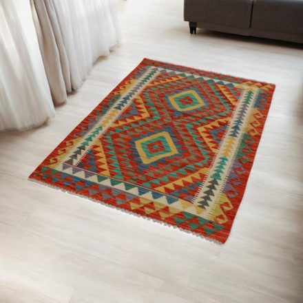 Kézi szövésű Kilim Chobi 98x151 afgán gyapjú Kilim szőnyeg