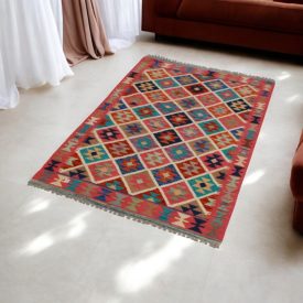 Afgán Kilim Chobi 96x157 kézzel szövött Kilim szőnyeg