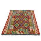 Gyapjú Kilim szőnyeg Chobi 106x151 kézi szövésű afgán Kilim