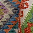 Afgán Kilim szőnyeg Chobi 110x161 etnikai kézi szövésű Kilim