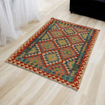 Kézi szövésű Kilim Chobi 100x154 afgán gyapjú Kilim szőnyeg